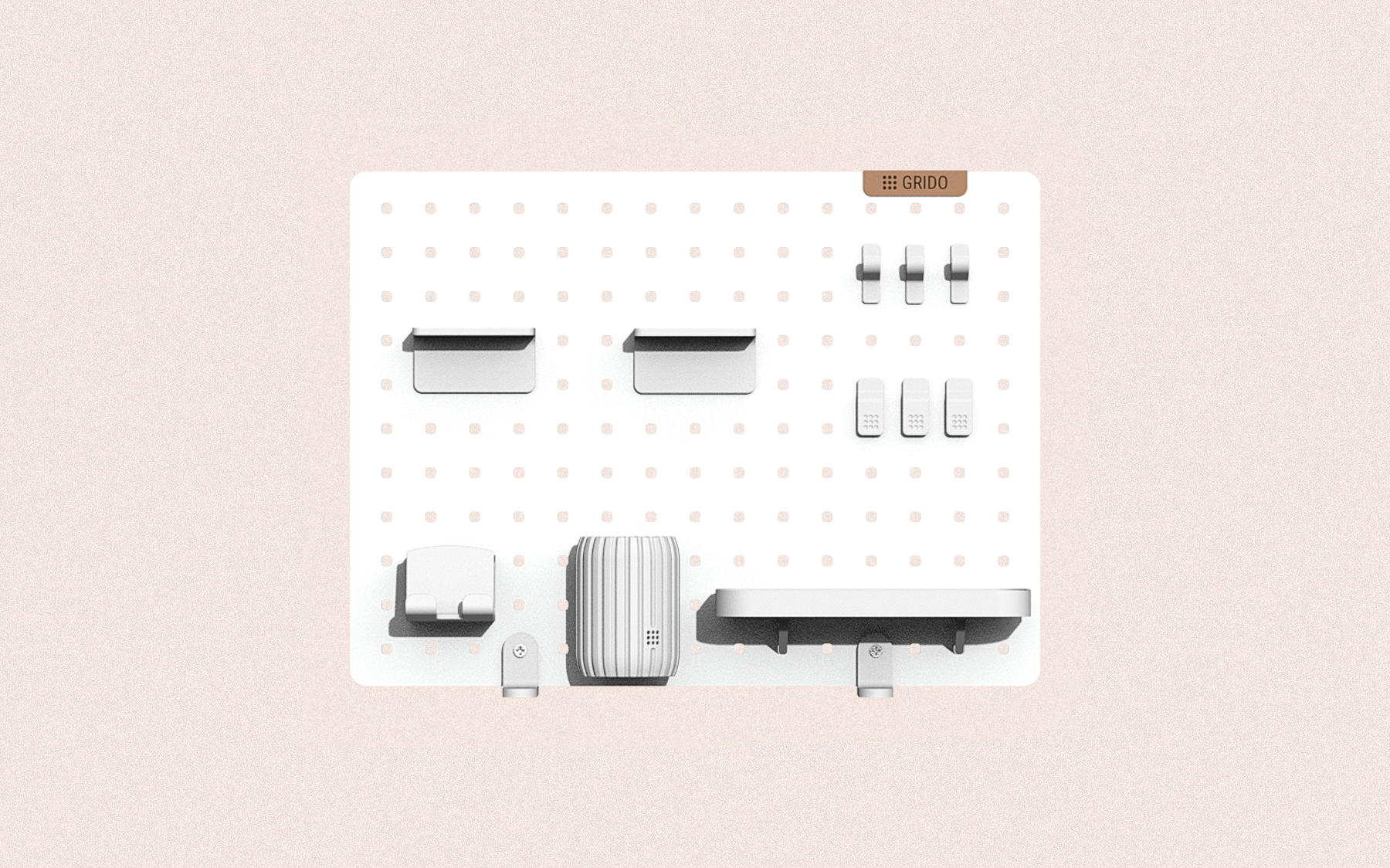 Grido Mini Pegboard Pro Kit – Full Desk Utility