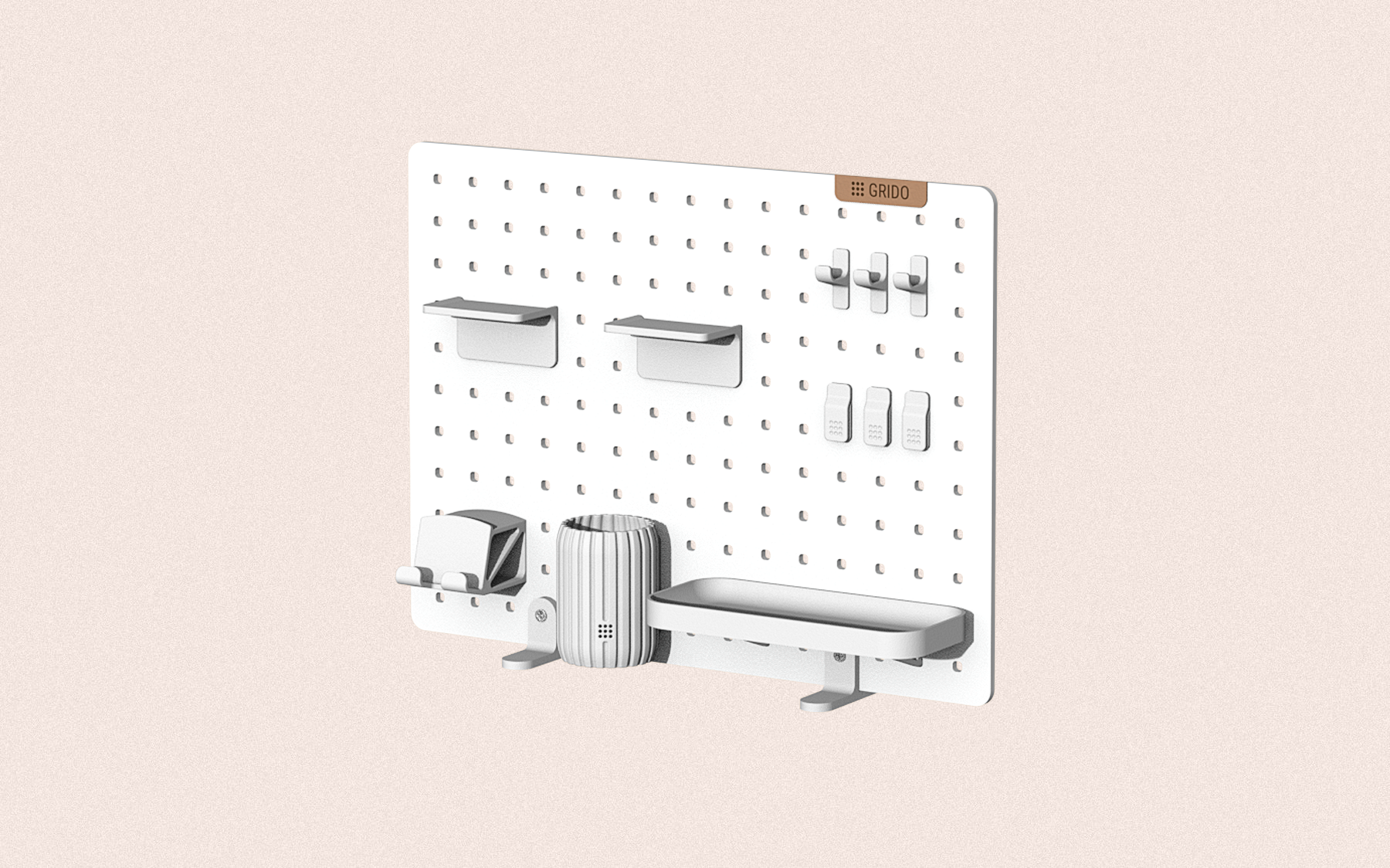 Grido Mini Pegboard Pro Kit – Full Desk Utility