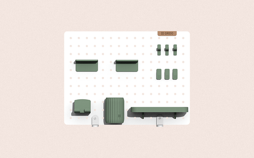 Grido Mini Pegboard Pro Kit – Full Desk Utility